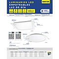 Luminario de LED empotrable redondo 18 W, luz de día Surtek