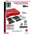 Juego de extractor tipo barra para baleros, 12 piezas Urrea