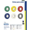Paq c/6 Cinta negra para aislar 19 mm x 18 m, en blíster Surtek Paq c/6 Cinta negra para aislar 19 mm x 18 m, en blíster Surtek