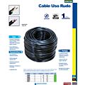 Cable eléctrico CCA 3 x 12, 100 m color negro, blanco y verde Surtek