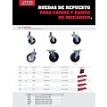 Repuestos de rueda para cama para mecánico 9995 Urrea