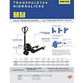 Transpaleta hidráulica 2.5 ton Surtek