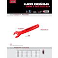 Llave española 1000 V métrica de 18 mm Urrea