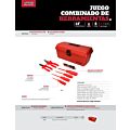 Juego combinado de herramientas para electricista de 1000 V con caja plástica,  8pieza Urrea
