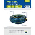 Manguera para jardín spider con conector plástico 1/2", 20 m Surtek