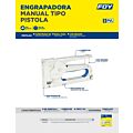 Engrapadora metálica tipo pistola para grapas de 1/4" a 3/8" Foy