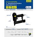 Clavadora-engrapadora neumática calibre 18GA, capacidad 5/8-1-1/4", 100 clavos - 85 grapas Surtek