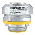 Paq c/10 Conector recto para tubo liquid tight 3/4" Surtek