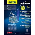 Paq c/12 Cadena de paseo 2 mm x 1.2 m Surtek