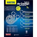 Paq c/12 Cadena de castigo 4 mm x 65 cm Surtek