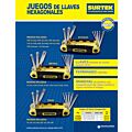 Juego de llaves torx tipo navaja, 8 piezas Surtek