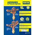 Aspersor agrícola por pulsación 1" GHT Surtek