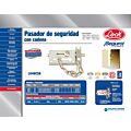 Pasador de sobreponer de cadena níquel satinado Lock