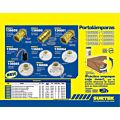 Paq c/6 Portalámpara redonda de porcelana para techo 3" Surtek