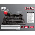 Juego intermedio industrial combinado 120 piezas de impacto, sin gabinete Urrea