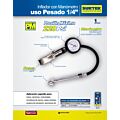Inflador con manómetro 1/4" NPT Surtek