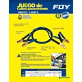 Juego de cables para pasar corriente calibre 10 de 2.5 m Foy
