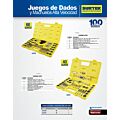 Juego de machuelos y dados, 60 piezas Surtek