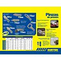 Pinza de presión de 12" quijada curva Surtek