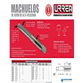 Machuelo de acero de alta velocidad 1/8"-40NS Urrea