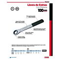 Llave de estrías pulido espejo plana de matraca en pulgadas, 12 puntas, 1-1/2" Urrea