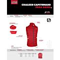 Chaleco capitonado rojo talla M Urrea