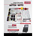 Juego intermedio industrial combinado 234 piezas, sin gabinete Urrea