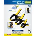 Paq c/4 Prensa plástica con resorte de  8" Surtek