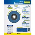 Paq c/5 Disco laminado tipo 29 grano 40, 7" Surtek