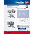 Paq c/10 Carretilla para portón 500 kg Lock