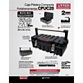 Caja portaherramientas plástica compacta con broches metálicos 21" x 11" x 7" Urrea