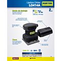 Lijadora orbital 1/4" 240 W 120 V, 13000 RPM Surtek