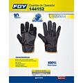 Guantes tipo operador de piel de vacuno unitalla Foy