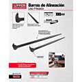 Barra de alineación con punta curva forjada 16" Urrea