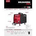 Soldadora microalambre 200 A 220 V Urrea