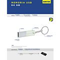 Memoria USB de acrílico, 64 GB Surtek