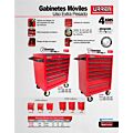 Gabinete móvil 6 gavetas 27" serie X Urrea