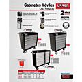 Gabinete móvil 6 gavetas 27" serie H Urrea