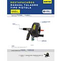 Destapacaños manual  o para taladro, tipo pistola 4.5 m Surtek