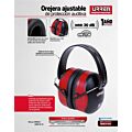 Orejera ajustable de protección auditiva NRR 30 dB Urrea