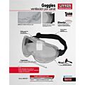 Goggles de seguridad, diseño panorámico transparentes Urrea