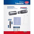 Paq c/20 Bisagra tubular 1/2" natural, para puertas y ventanas metálicas Lock