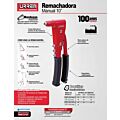 Remachadora manual de 10" Urrea