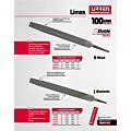 Paq c/12 Lima plana bastarda 10" Urrea