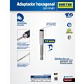 Adaptador con imán para puntas de poder hexágono de 1/4" 10 piezas Surtek