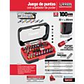 Juego combinado de puntas hexágono de 1/4" con accesorios de poder, 32 piezas Urrea