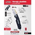 Navaja utilitaria abatible con puntas de 7-1/4" Urrea