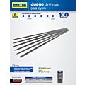 Juego de limas combinadas para joyero, 6 piezas Surtek