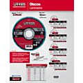 Paq c/10 Disco laminado tipo 29 grano 40, 4-1/2" Urrea