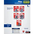 Paq c/18 Pila alcalina Eveready® "AAA", 4 piezas Surtek